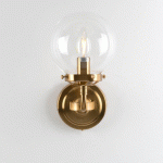 HOLLÄNDER APPLIQUE MOLTIPLICATORE 1 LAMPE DORÉ DESSOUS/CLAIR