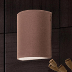ORION APPLIQUE UFO ABAT-JOUR EN LIN, MARRON