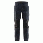 PANTALON DE TRAVAIL SERVICES STRETCH FEMME MARINE/NOIR TAILLE 34 - BLAKLADER
