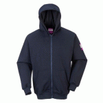 PORTWEST FR81 SWEATSHIRT FR ZIPPE A CAPUCHE MARINE - TAILLE S