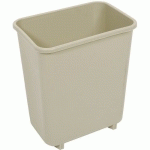 POUBELLE À PÉDALE SANS BAC PLASTIQUE 25 L. - RUBBERMAID