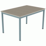 TABLE CARÉLIE MOB 120X80 T5 STR POLY. ÉRABLE G. BEIGE/LAGON - MOBIDECOR