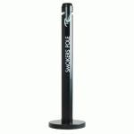 CENDRIER SUR PIED MOBILE - SMOKERS' POLE - ARGENT RUBBERMAID