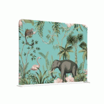 CLOISON EN TISSU 150-150 DOUBLE COIN ENFANTS ANIMAUX TROPICAUX