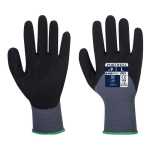 PORTWEST - GANTS MANUTENTION EN MOUSSE NITRILE SABLONNEUX DERMI FLEX ULTRA PLUS 7 - GRIS / NOIR - GRIS / NOIR