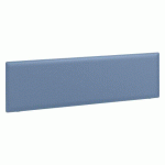 PANNEAU ÉCRAN ACOUSTIQUE POUR BUREAUX BENCH ECLA L 160 CM GRIS BLEU - FIXATION ANTHRACITE