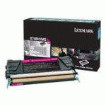 LEXMARK X748H1MG CARTOUCHE DE TONER 1 PIÈCE(S) ORIGINAL MAGENTA - TONER AUTHENTIQUE