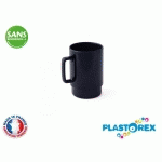 MUG MELAMINE NOIRE 30CL DIAM 7,5 - 10 CM