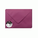 PAQUET DE 20 ENVELOPPES POLLEN 162X229MM 120G/M² - FRAMBOISE - LOT DE 3