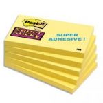 POST-IT BLOC REPOSITIONNABLE SUPERSTICKY 90 FEUILLES FORMAT 76X127MM 655S