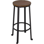 ANTIC LINE CRÉATIONS - TABOURET DE BAR ASSISE BOIS D'ORME 75 CM