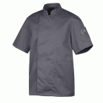 VESTE DE CUISINE MIXTE NERO MANCHES COURTES