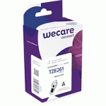 CONSOMMABLE ÉTIQUETEUSE WECARE - STANDARD - NOIR/BLANC - POUR BROTHER TZE-261