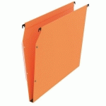 LOT DE 25 - DOSSIER SUSPENDU POUR ARMOIRES KRAFT STANDARD BRUNEAU FOND 15 MM ORANGE