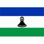 DRAPEAU LESOTHO : DIMENSIONS - 200 X 300 CM