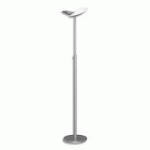 LAMPADAIRE LED UNILUX ZELUX GRIS MÉTAL PRISE EUROPE