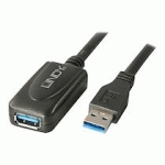 LINDY RALLONGE ACTIVE USB 3.0, 5M