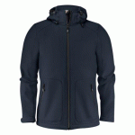 PRINTER ESSENTIALS KARTING VESTE SOFTSHELL HOMMES DARK NAVY - TAILLE L