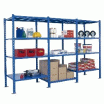 RAYONNAGE UNIVERSEL TABLETTE TÔLÉE ÉLÉMENT SUIVANT PROF.100CM L.137CM MANORGA - MANUTAN COLLECTIVITÉS