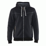 SWEAT ZIPPÉ À CAPUCHE DOUBLURE THERMIQUE NOIR TAILLE XS - BLAKLADER