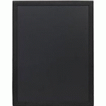 ARDOISE MURALE UNIVERSAL, AVEC CADRE EN BOIS, NOIR