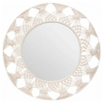 ATMOSPHERA - MIROIR MURAL DESIGN PALM COCKTAIL 56CM BEIGE LIN