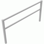 BARRIÈRE POUR CHEMINS PIÉTONS GALVANISÉE - 2500MM - SCHAKE