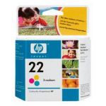 CART 3 COULEUR HP 22 C9352AE CAP STD - CARTOUCHE 3 COULEURS HP 22 C9352AE CAPACITÉ STANDARD: 138 PAGES