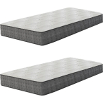 LOT DE 2 - MATELAS 90X190CM - ÉPAISSEUR 17 CM - LUXE MATELAS MÉMOIRE DE FORME POUR ADULTE ENFANT - ZONES DE CONFORT MOUSSE ADAPTATIVE (DEUX MATELAS