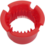 OUTIL DE NETTOYAGE ROND COMPATIBLE AVEC IROBOT ROOMBA SERIE 400, SÉRIE 500 ASPIRATEUR ROBOT - PEIGNE ROND, ROUGE, PLASTIQUE - VHBW