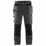 PANTALON DE TRAVAIL ARTISAN GRIS FONCÉ/NOIR TAILLE 44C - BLAKLADER