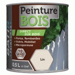 PEINTURE BOIS SATIN BATIR - 05L LIN