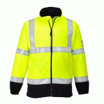 PORTWEST FR31 POLAIRE MODAFLAME HV JAUNE - TAILLE XXXL
