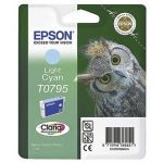EPSON CARTOUCHE D'ENCRE HIBOU T0795 (C13T07954010) - CLARIA PHOTOGRAPHIC - COULEUR: CYAN CLAIR