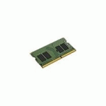 KINGSTON - DDR4 - MODULE - 16 GO - SO DIMM 260 BROCHES - 3200 MHZ / PC4-25600 - MÉMOIRE SANS TAMPON