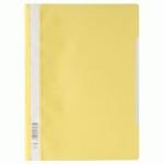 LOT DE 25 - CHEMISE DE PRÉSENTATION À LAMELLES DURABLE 22,8 X 31 CM JAUNE - BOÎTE DE 25
