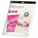 POCHETTES DE PLASTIFICATION UDT A4 125 MICRONS - LEITZ