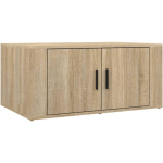 TABLE BASSE CHÊNE SONOMA 80X50X36 CM BOIS D'INGÉNIERIE