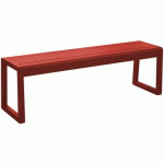 BANC ANTONINO ALU - ROUGE - PROLOISIRS