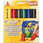 BIC BLISTER DE 6 BÂTONS DE COLORIAGE PLAYCOLOR 10G COLORIS ASSORTIS CLASSIQUES