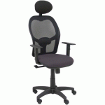 CHAISE ALOCEN TÊTE ET ACCOUDOIRS RÉGLABLES - GRIS FONCÉ - PIQUERAS Y CRESPO