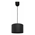 HELAM LIGHTING - HELAM ALBA PLAFONNIER SUSPENSION CYLINDRIQUE NOIR 40CM