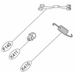 SUPPORT (REPÈRE N°K411) (MEG64919201) LAVE-LINGE LG