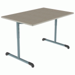 TABLE BANDANA 120X80 T3/T6 DL STR POLY. ÉRABLE G. BEIG/LAGON - MOBIDECOR