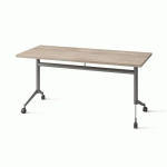 TABLE RABATTABLE POLLY L.160 X P.70 CM PLATEAU ORME - ANTHRACITE
