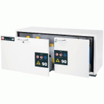 ARMOIRE SÉCURITÉ S. PAILLASSE UB-S-90 UB90.060.140.2S BLANC - MANUTAN COLLECTIVITÉS