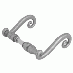 BÉQUILLE DOUBLE AQUITAINE ÉPOXY GRISÉ 2 PORTÉES CARRÉ 7MM - BOUVET - B45DB37R