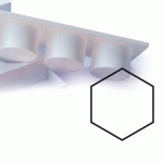 DÉMOULEUR À GATEAUX HEXAGONAL PLASTIQUE_350 023 - MATFER