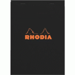 LOT DE 5 - BLOC DE BUREAU RHODIA 14,8 X 21 CM AGRAFÉ NOIR N°16 - 5 X 5 - 80 FEUILLES