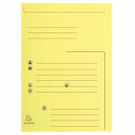 LOT DE 5 - PAQUET DE 25 CHEMISES 2 RABATS SUPER 210 CONTACT - 24 X 32 CM - CANARI